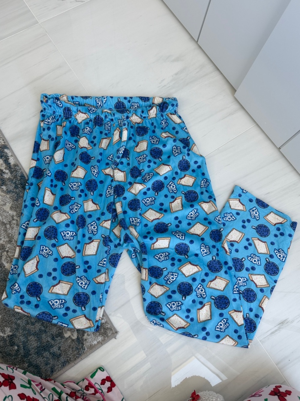 Blue Pop-Tarts Pattern Pajama Pants